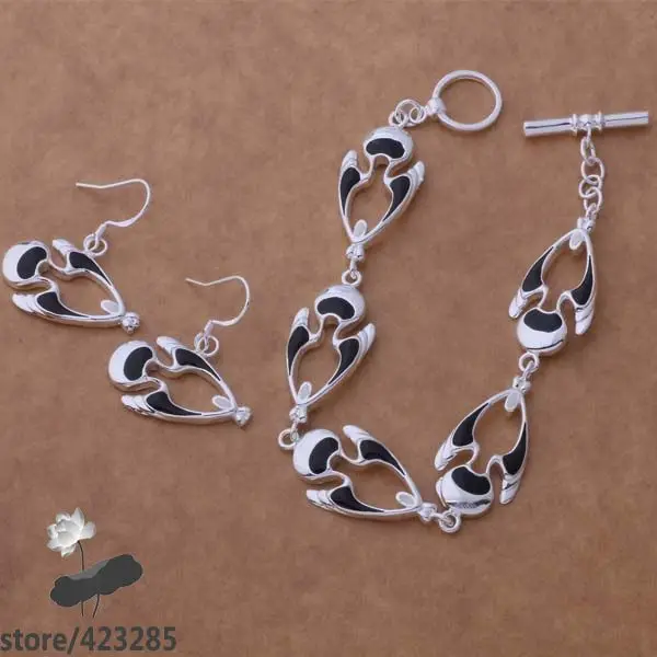 

Комплект украшений из серебра 925 пробы AS358, модный набор украшений/cigakzna fswaokda