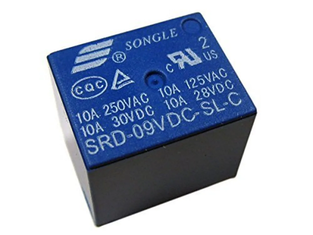 100 шт 9V DC Мощность реле SRD 09VDC SL C T73 9VDC 5Pin PCB Тип В наличии|Реле| |