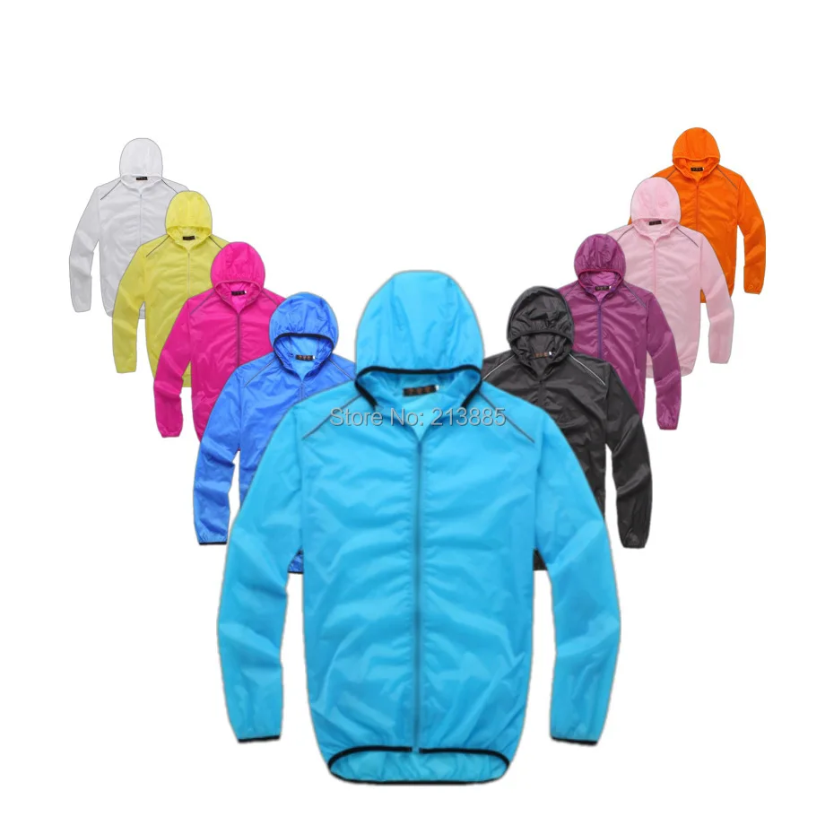 New 2014 woman man couple outdoor sport hoodies hooded sportswear UV thin sunscreen coat spring summer zipper hood jackets | Мужская