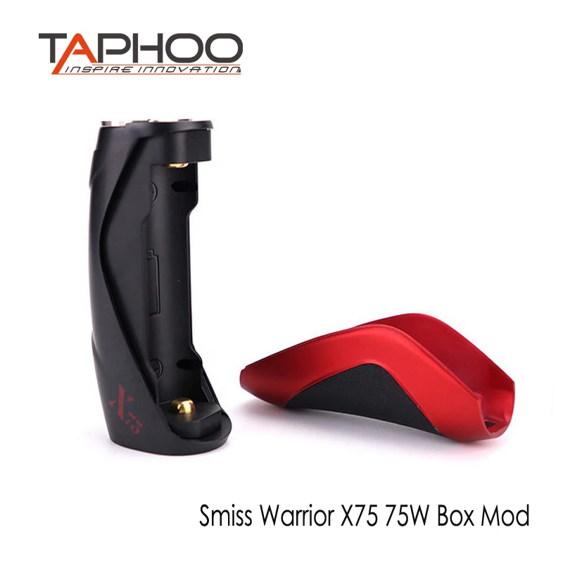 TAphoo оригинальная Инновационная электронная сигарета Vape Mods Smiss Warrior X75 75 Вт коробка