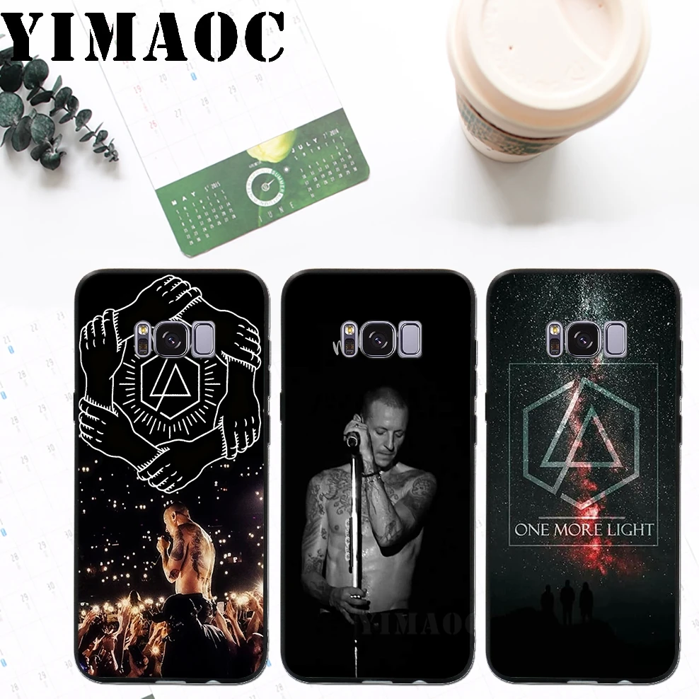 YIMAOC Linkin Park Soft Silicone Case for Samsung Galaxy A3 A5 A6 Plus 2017 2016 S6 S7 Edge S8 S9 &amp Note 8 9 |