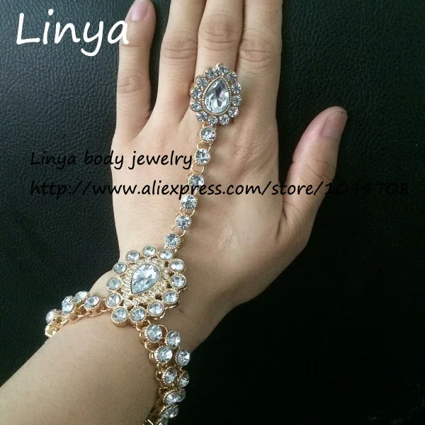 _ Полностью хрустальные камни ручной работы ручная цепочка работа ювелирные