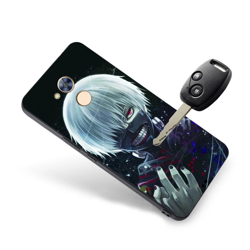 Чехол для Huawei honor 6a Оригинальный чехол чехол-сумка из кожи волка рыбы черепа Fundas
