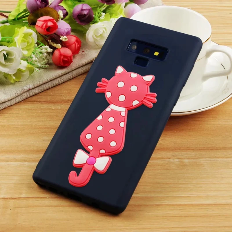 3D милый розовый чехол для Samsung Galaxy A6 A8 Plus 2018 A3 A5 2017 S7 S8 S9 силиконовый телефона Motorola G5