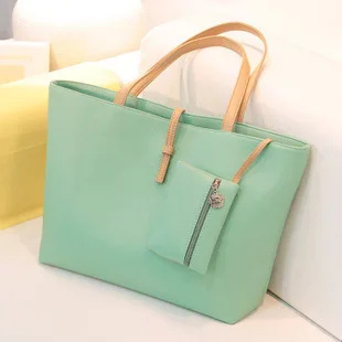 7 Цветов Горячих Женщин сбывания PU Конфеты Цвет Композитный мешок. Ladies Сумки На