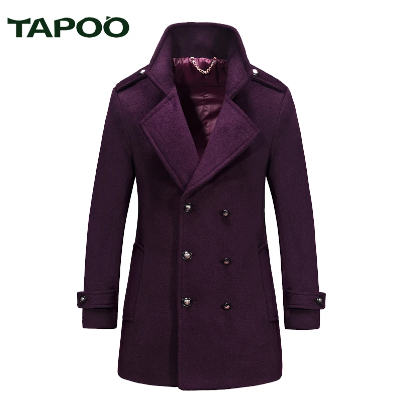 Мужская шерстяная ветровка с воротником на осень и зиму|wool men coat|wool coat menmen wool |