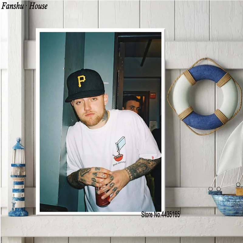 Плакаты и принты Mac Miller R.I.P плакат музыкальный певец звезда декоративная картина