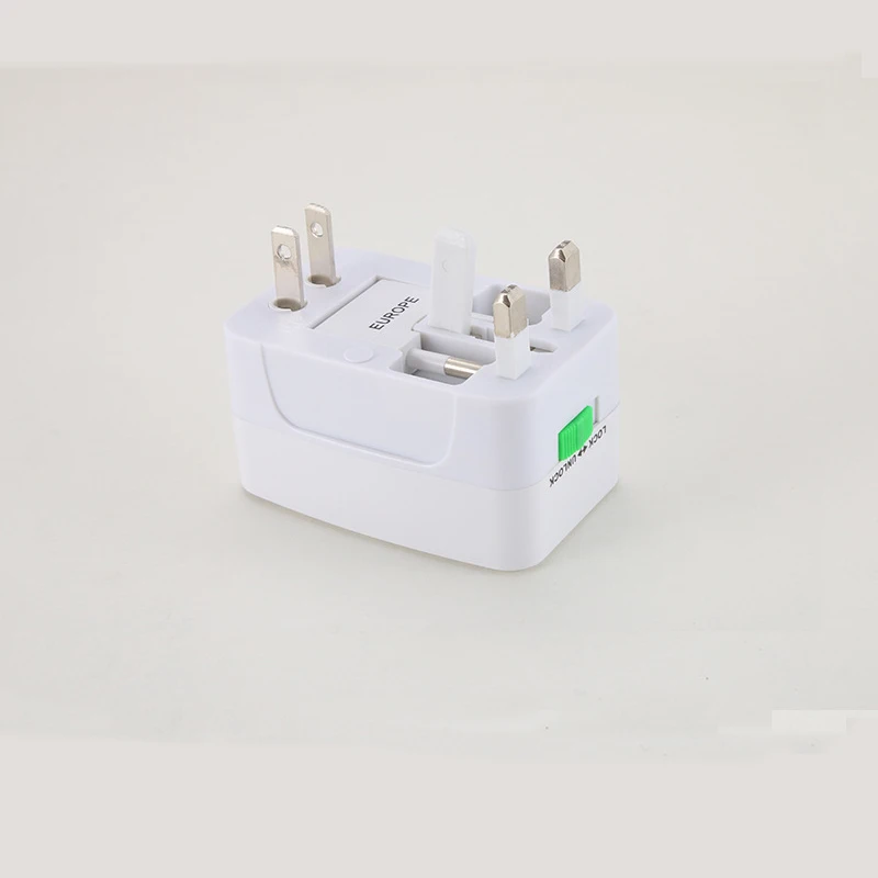 Новый Универсальный переходник с международной вилкой 2 USB порта адаптер питания