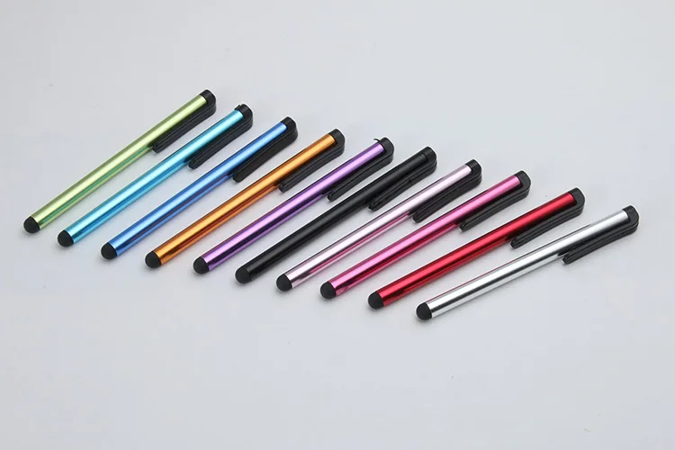 10 шт./лот стилус с емкостным сенсорным экраном для iPhone 5 6 7 iPad 3/2 iPod Touch подходит