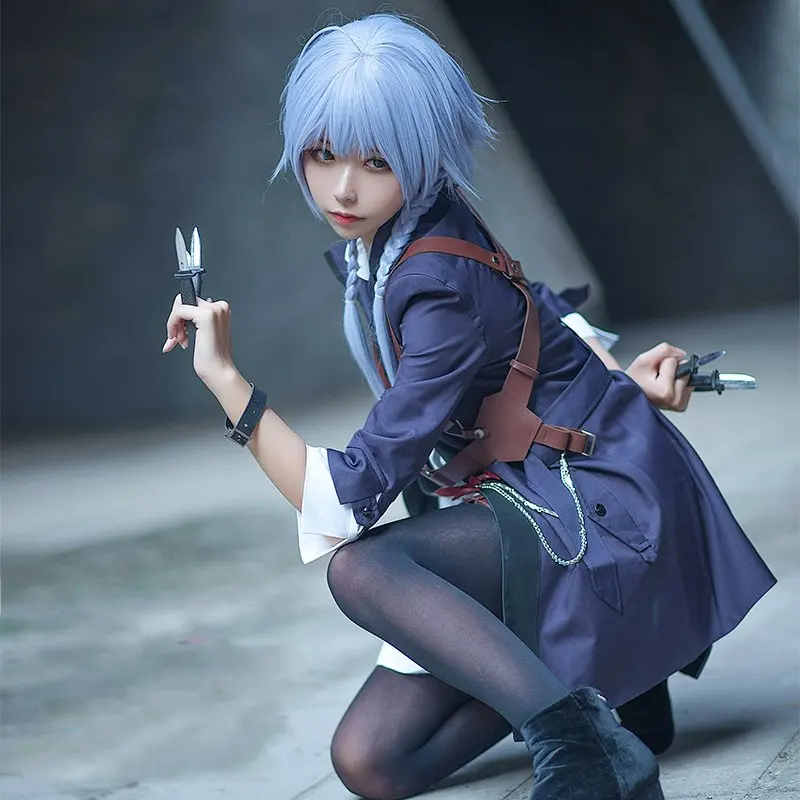 Игра! Костюм для косплея Сакуя изаеи из Touhou Project костюм горничной алого дьявола