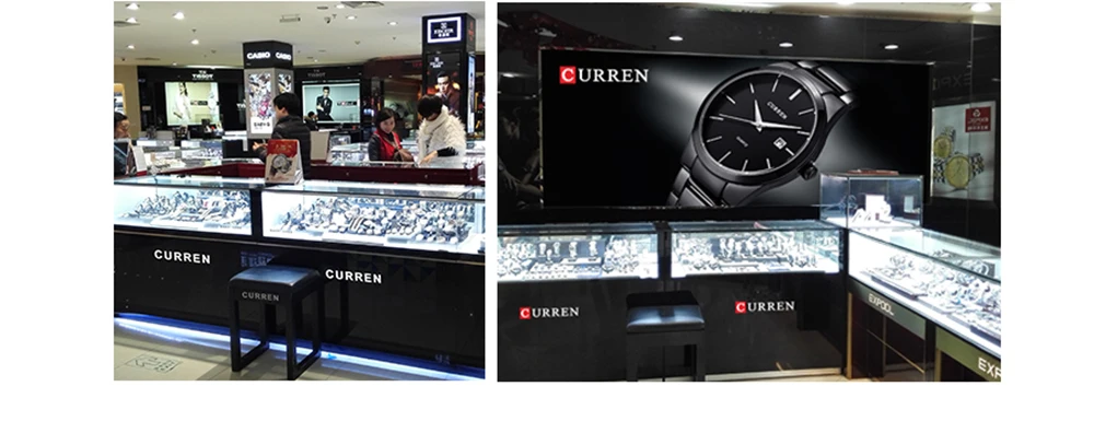 Relogio feminino 9009 Curren женские часы лучший бренд класса люкс золотые черные кварцевые часы водонепроницаемые Полные стальные женские часы