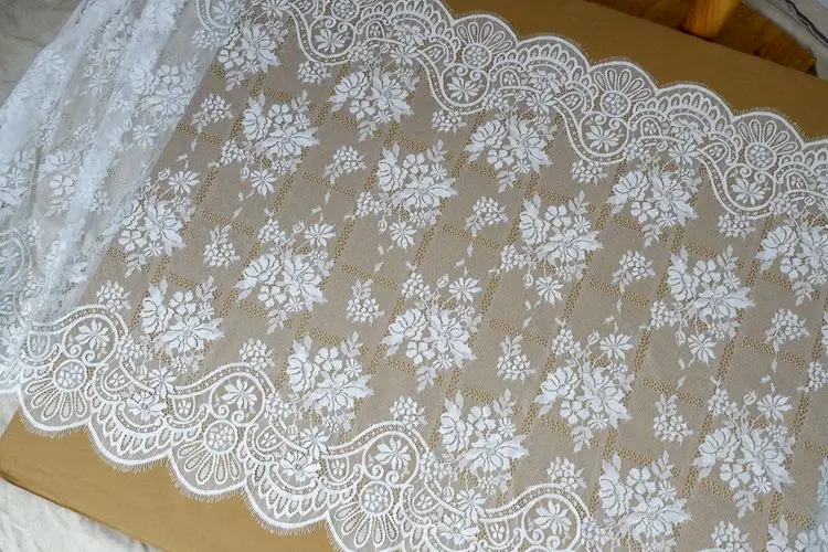 

Width 70cm High-grade export mesh yarn eyelash lace designer fabric DIY wedding table decoration accessories