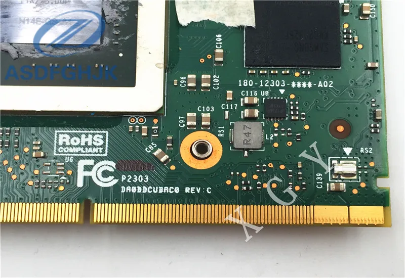 Оптовая продажа 180 12303 A02 для Toshiba x70 a x870 видеокарта DA0BDCBAC0 REV: C DDR5 N14E GS A1 графика gtx770