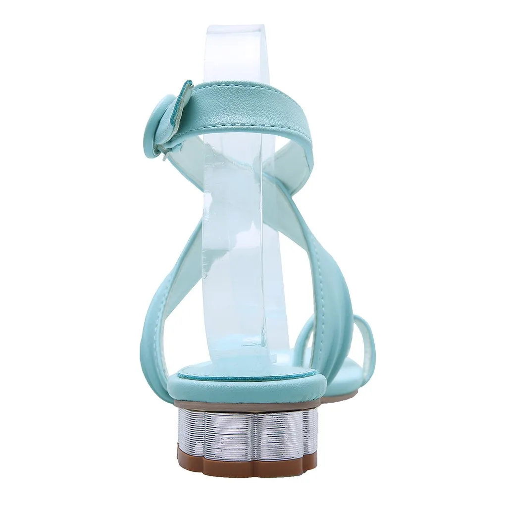 SAGACE/женские босоножки на толстом каблуке с кристаллами Комплект из туфель