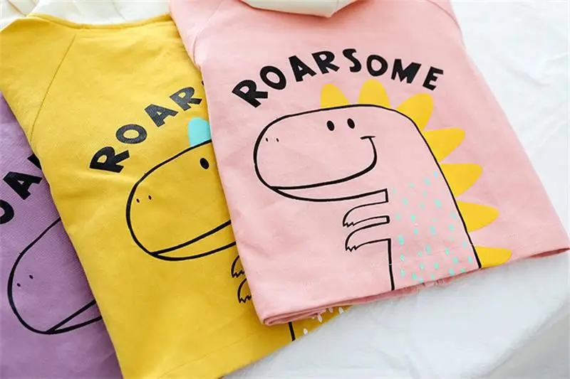 2019 Toddler Infant Clothing Sets Autumn Baby Girl Clothes Suits Hooded Cartoon Coats T Shirt Pants Child Costume | Детская одежда и