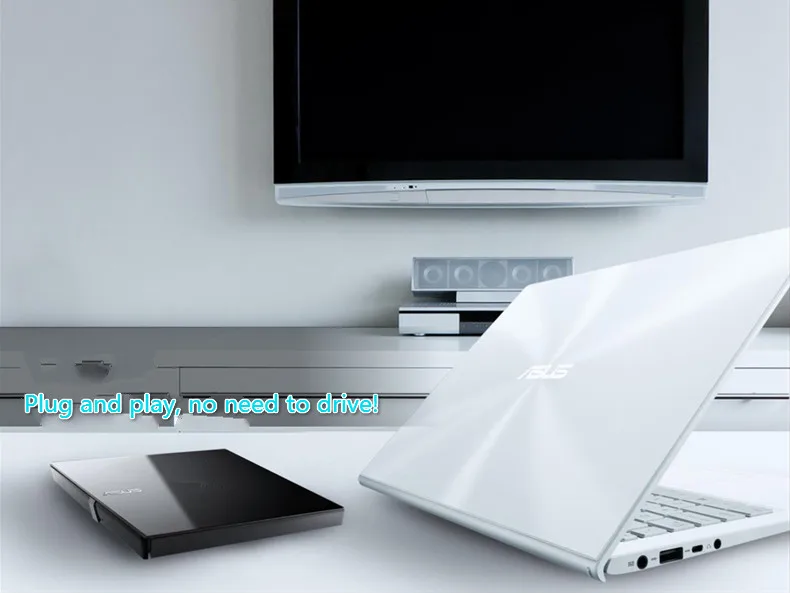 Полностью новый внешний USB привод для ноутбука ASUS SDRW08D6SU|dvd burner|dvd external usbexternal dvd usb |