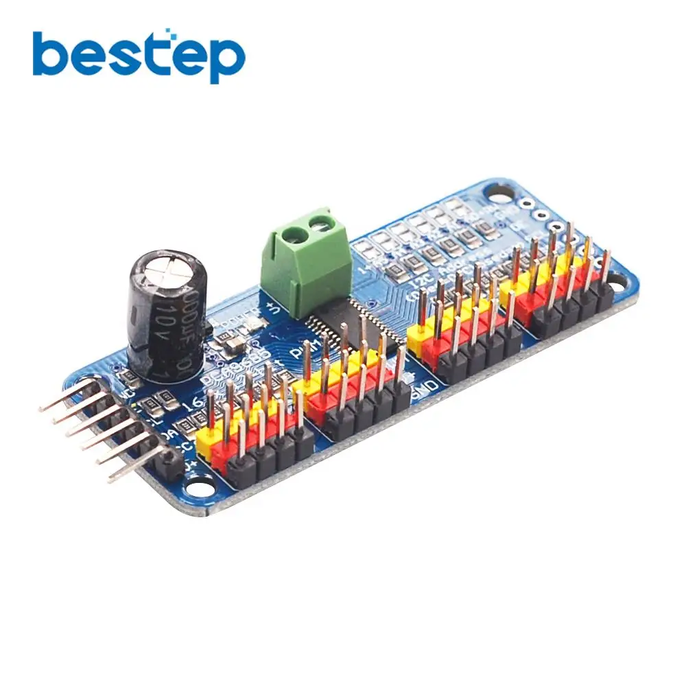 16 канальный 12 битный PWM/Servo Driver I2C интерфейс PCA9685 для arduino или Raspberry pi щит модуль servo