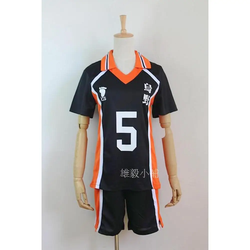 Haikyuu cosplay Костюм Аниме карасуно старшеклассный клуб Хината Shyouyou Футболка спортивная одежда косплей униформа - Цвет: Number 5