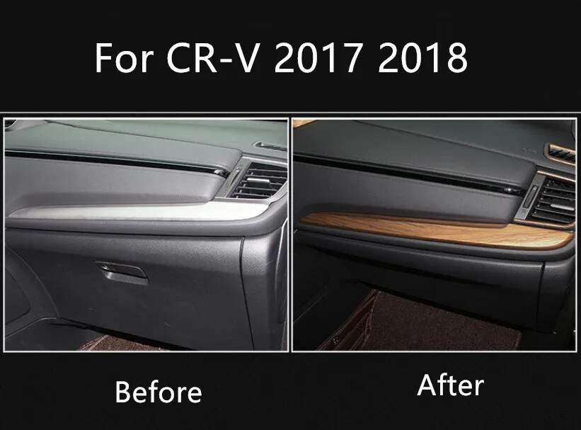 Роскошный хромированный АБС пластик из углеродного волокна для Honda CR V 2017 2018