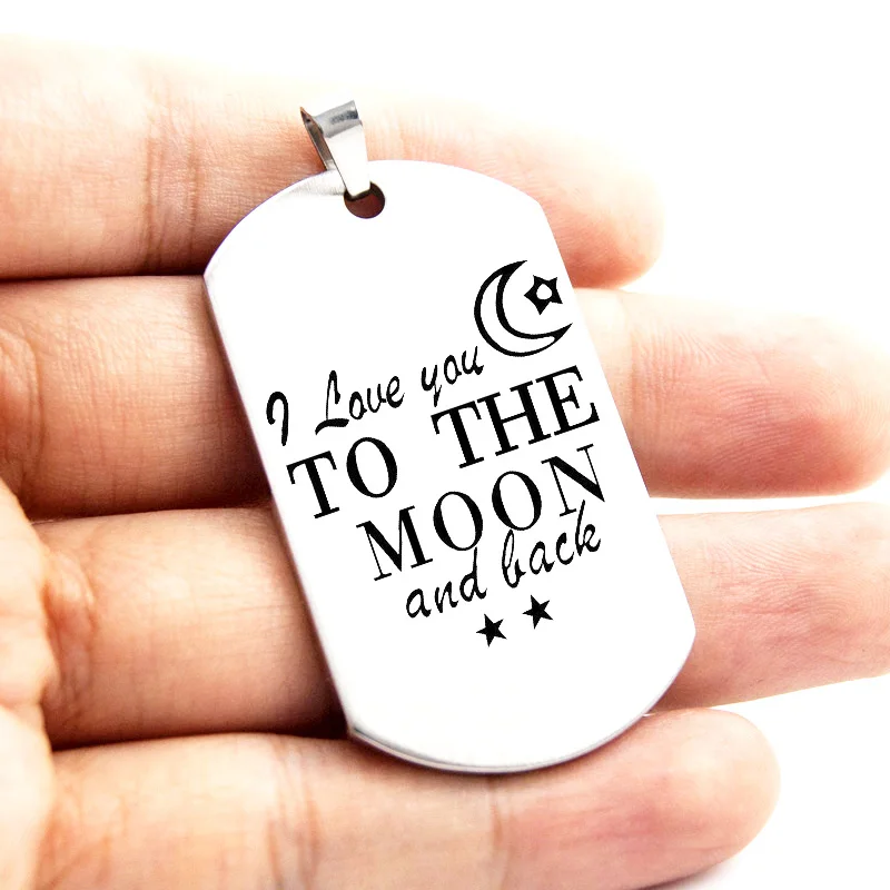13 Style 40mmx24mm Tag Men Jewelry Stainless Steel Necklace Pendant High Polished Blank Dog Tags | Украшения и аксессуары