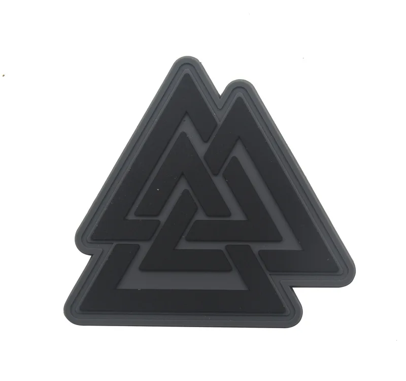 

20pcs PVC Pirate Patch Tactical Badge Hook 3D Rubber Combat Armband Military Brassard Gray Color Wholesale