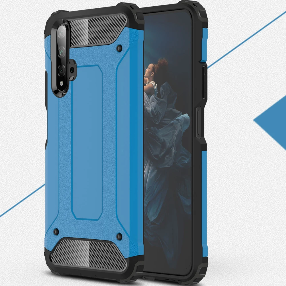Чехол для телефона huawei honor 20 pro силиконовый + жесткий сверхмощный чехол полностью