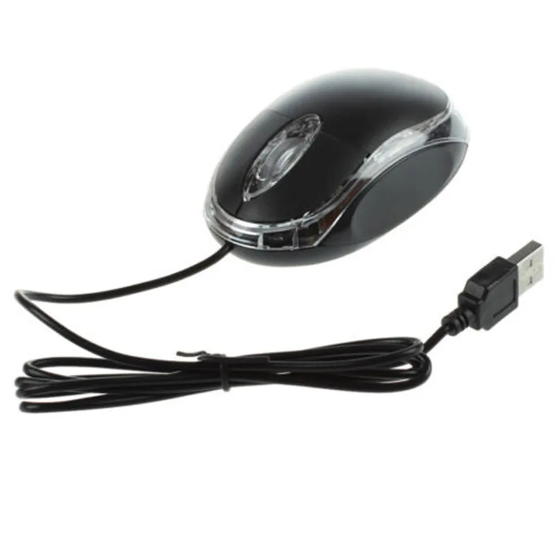 ULIFART USB LED оптическая мышь проводной ноутбук компьютер ПК мини мыши с колесом