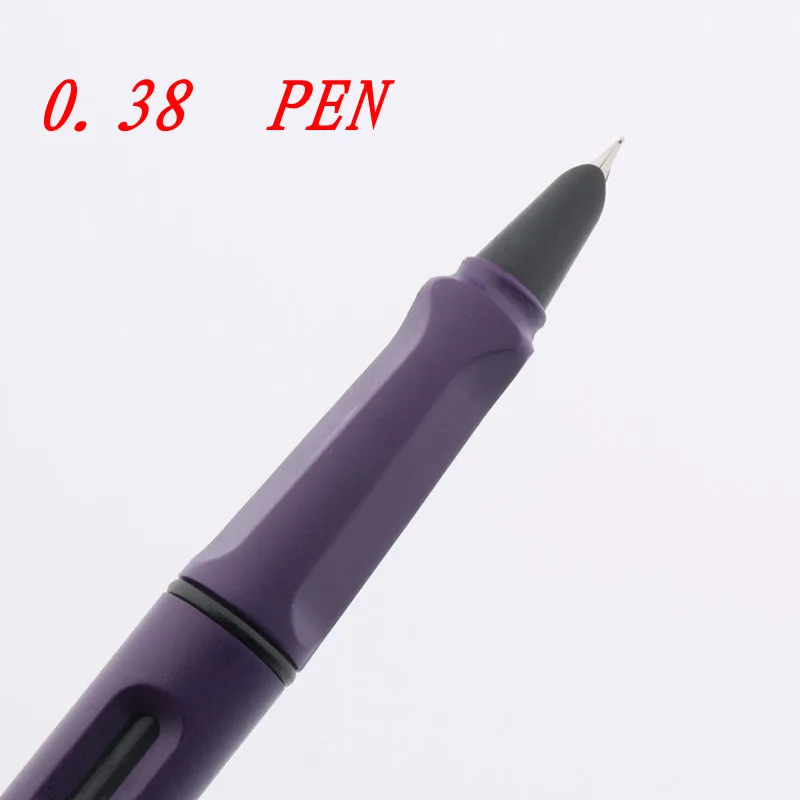 0.38 pen Студенческая ручка Duckbill Готический параллельный Художественный Цветочный корпус Плоский Наконечник виниловая Арабская матовая фиолетовая авторучка - Цвет: 0.38 pen