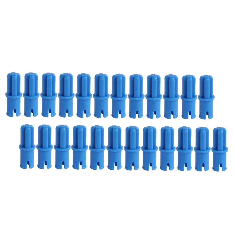 100 шт./лот MOC кирпичные детали Technic Axle Pin с фрикционными гребнями удлиненные
