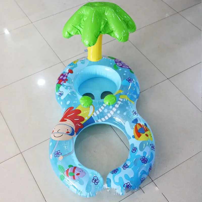 Надувное солнцезащитное покрытие из ПВХ Intex My First Baby безопасное купание кольцо