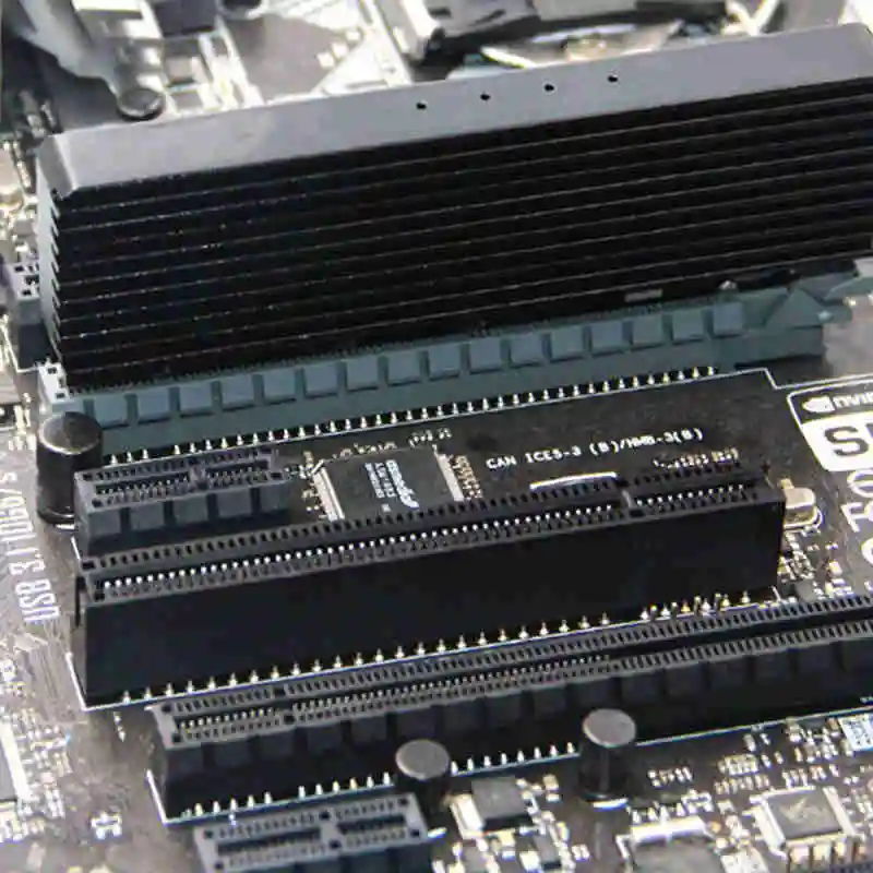 M.2 Nvme Ssd Ngff к Pcie 3 0X16 адаптер M ключ интерфейс карта полная скорость | Компьютеры и