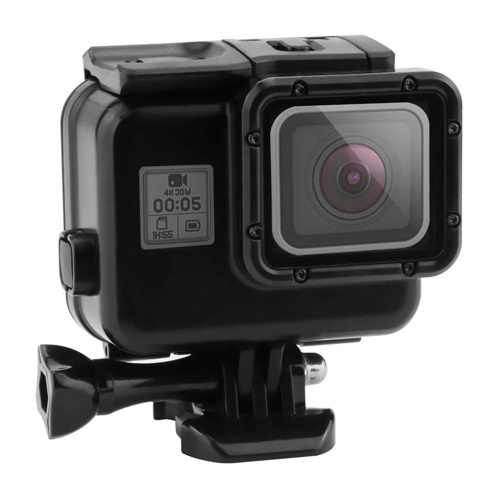 Черный водонепроницаемый чехол для Gopro Hero 5 6 закаленная пленка сенсорный экран