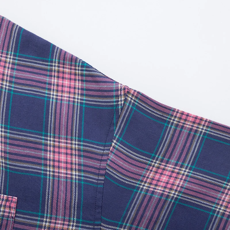 SEMIR Женская хлопковая клетчатая длинная рубашка куртка с завязкой на капюшоне