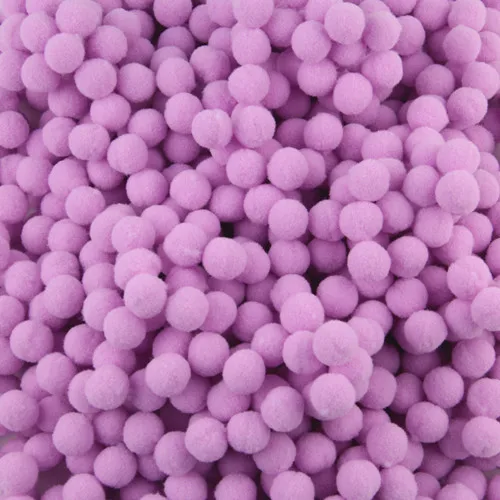 26light purple Мини помпоны 10 мм Мульти варианты мягкие шарики-Помпоны ручной работы DIY домашний сад Свадьба Швейные аксессуары для художественного оформления инструмент 20 г - Цвет: 26light purple