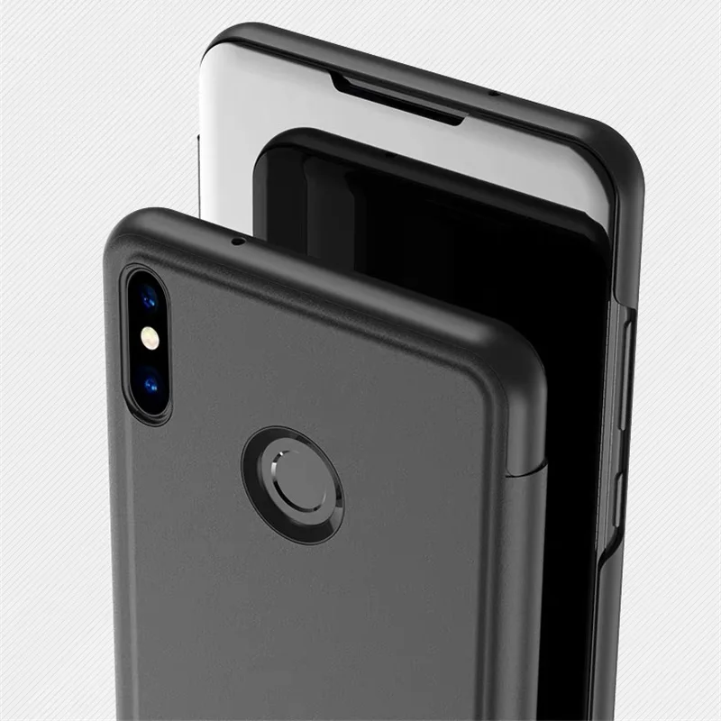 Роскошное умное зеркало флип чехол для спортивной камеры Xiao mi Red mi 4A 4X5 плюс 6A S2 Note 3 4 4X5 5A 6 Pro mi A1 A2 6 8 SE mi x 2 пленка для экрана с четким изображением