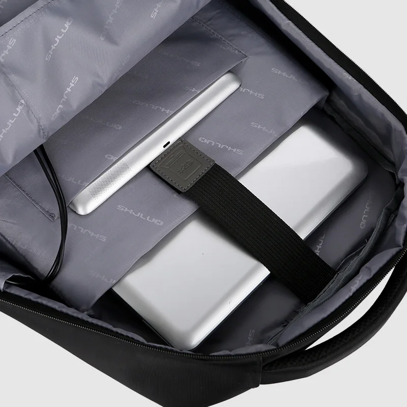 Мужские рюкзаки CARANFIER USB зарядное устройство для ноутбука школьные сумки мужские