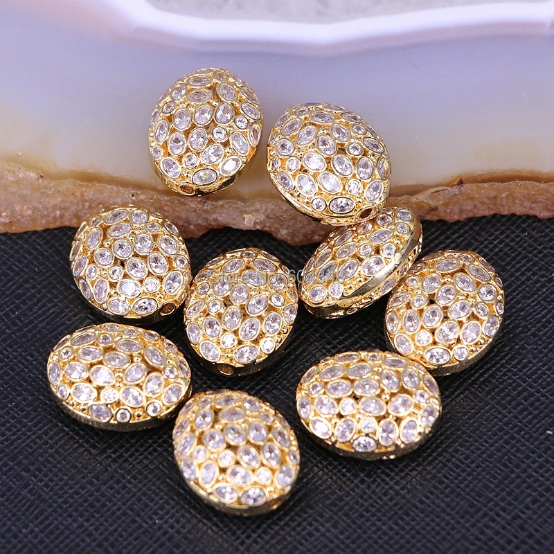 5 шт. бусины разделители для украшений|spacer beads|micro pavebeads spacers beads |