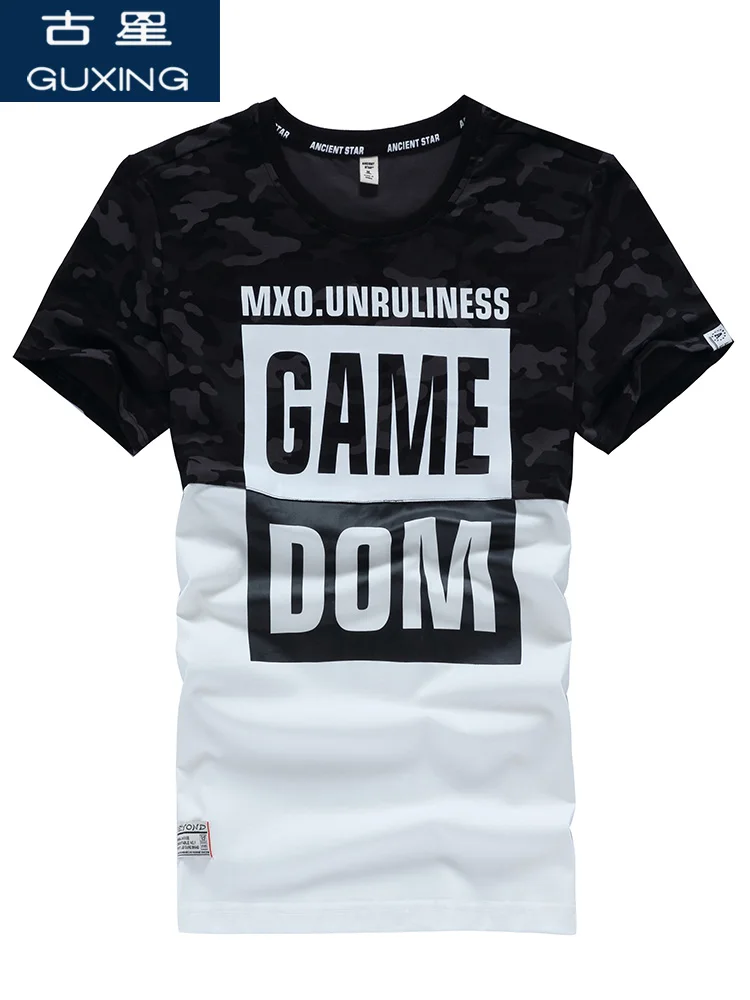 Мужская футболка мужская летняя новая с коротким рукавом и круглым вырезом