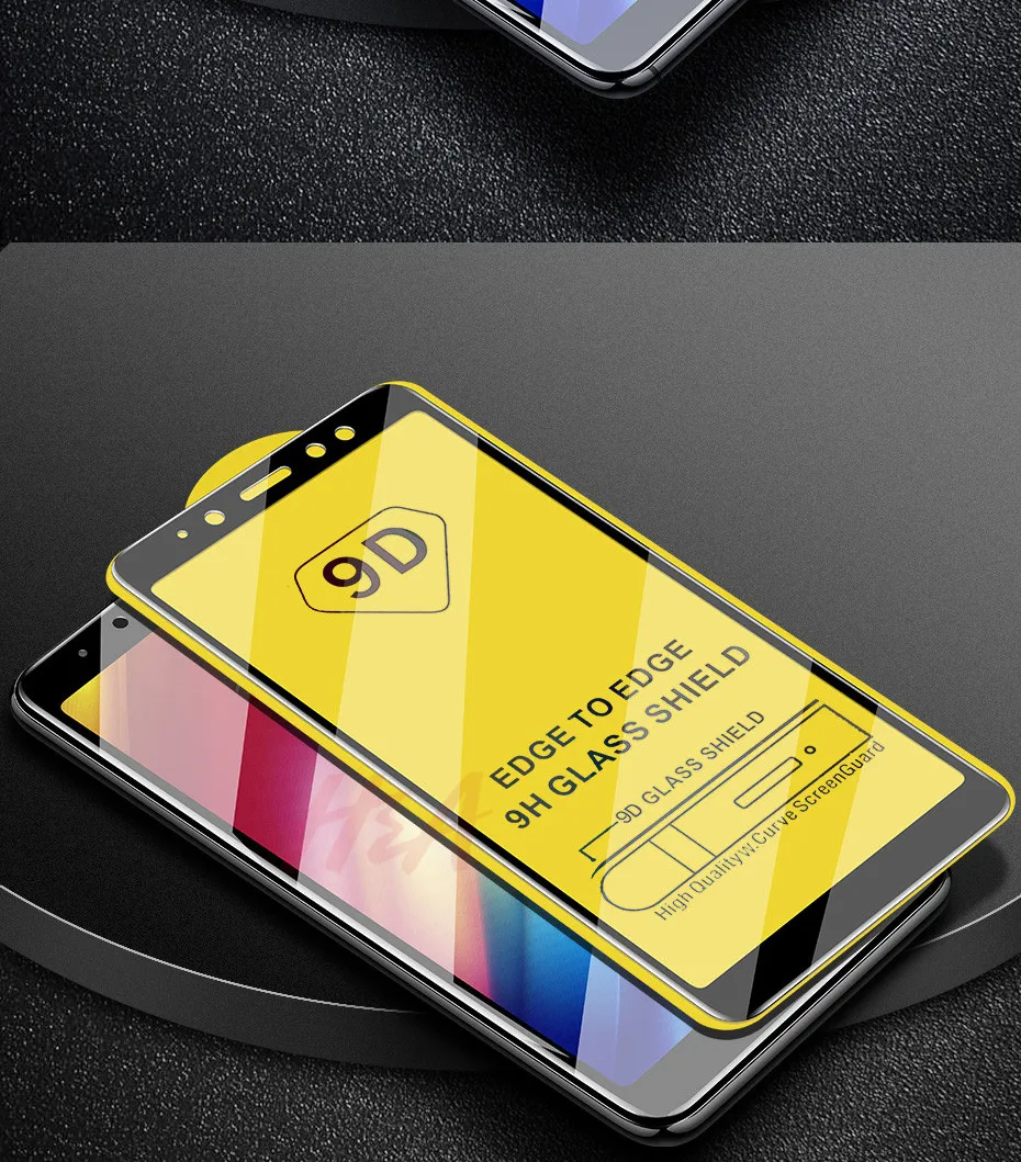 H& A 9D закаленное стекло для samsung Galaxy J4 Plus J6 J8 A6 A8 A7 Защитная пленка для экрана A5 A3 A7
