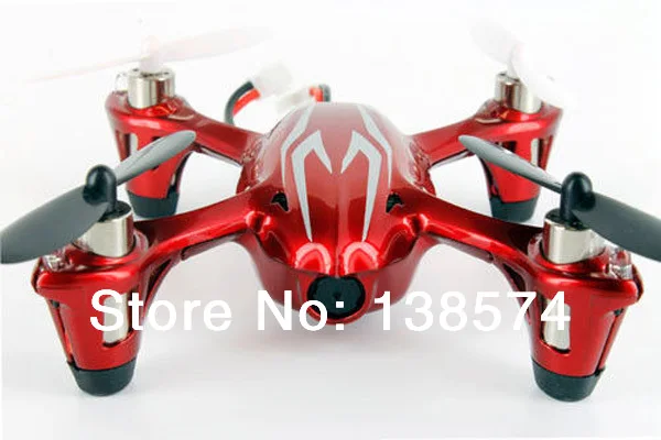 Мини-Квадрокоптер Hubsan X4 H107C 2 4 ГГц 4CH красный/белый RC с камерой записи RTF