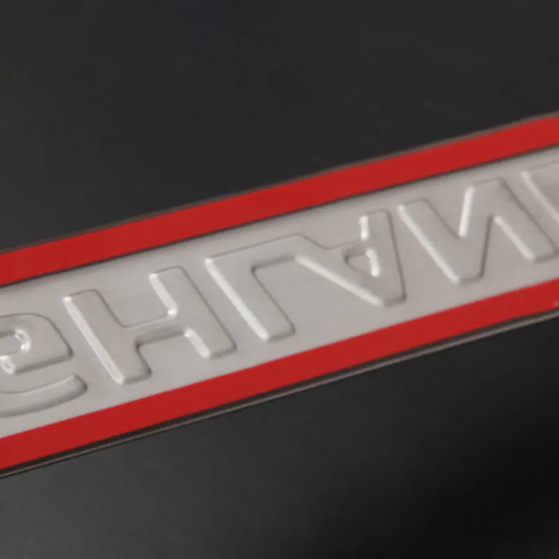 Багажник автомобиля ботинок дверь отделка наклейка внешний вид для TOYOTA HIGHLANDER 2015