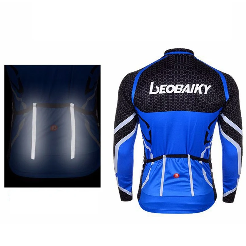 1 Pc Men Cycling Jackets Solid Zipper Long Sleeve Jersey Mutifunction Outdoors Sports Equipment | Спорт и развлечения