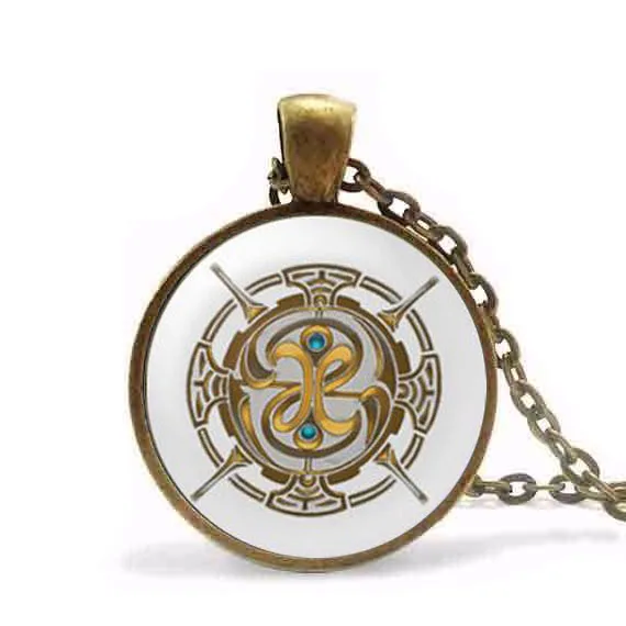 Модное ожерелье с подвеской Геймерское игровое стекло модные ювелирные изделия