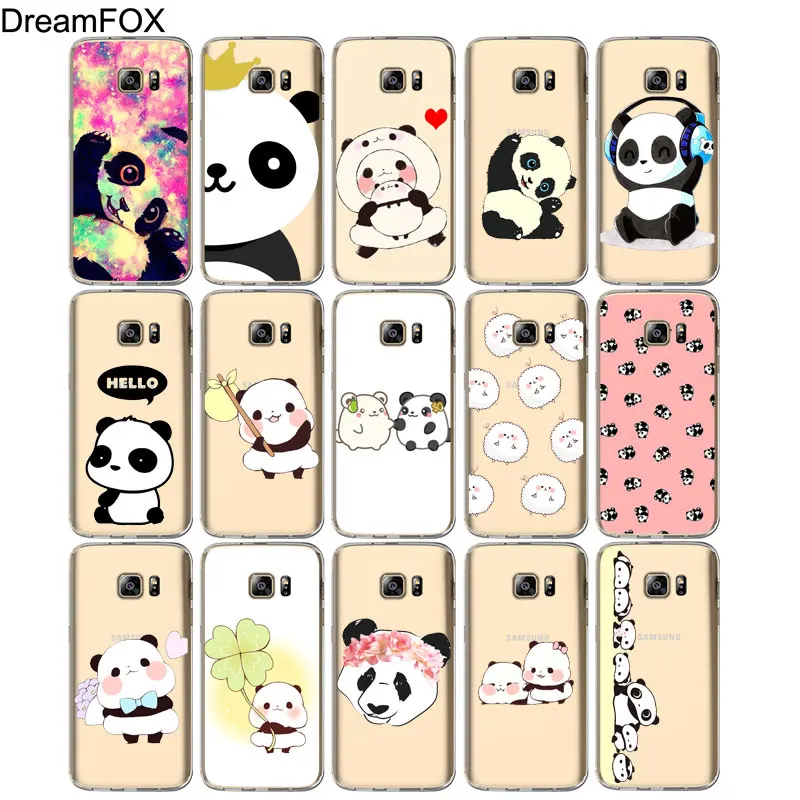 DREAMFOX M200 животное панда из мультфильма Мягкий ТПУ силиконовый чехол для Samsung Galaxy S5