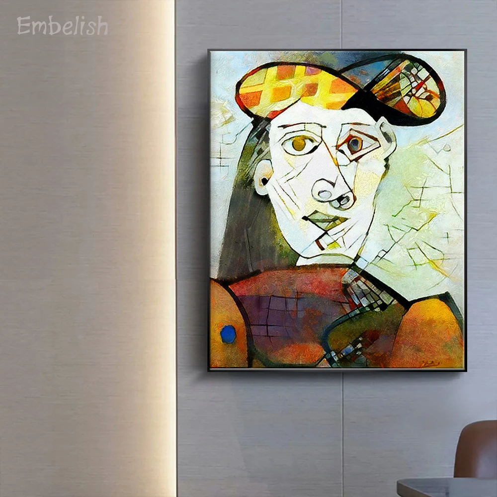 

Embelish 1 Pieces Famous Artworks By Picasso Kandinsky Abstract Wall Pictures For Living Room Home Decor HD Canvas Paintings