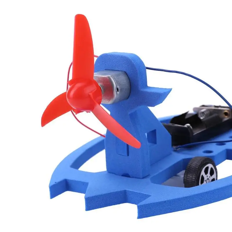 Electric Wind Powered Car EVA model DIY Assembly Toy Kid Science teaching aid Educational Learning Experiment Toys Children STEM |