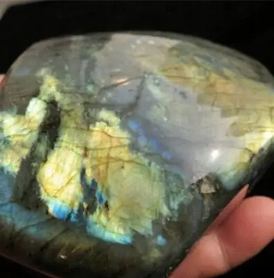 Природный Радужный огненный Лабрадорит минеральный оригинальный кварцевый