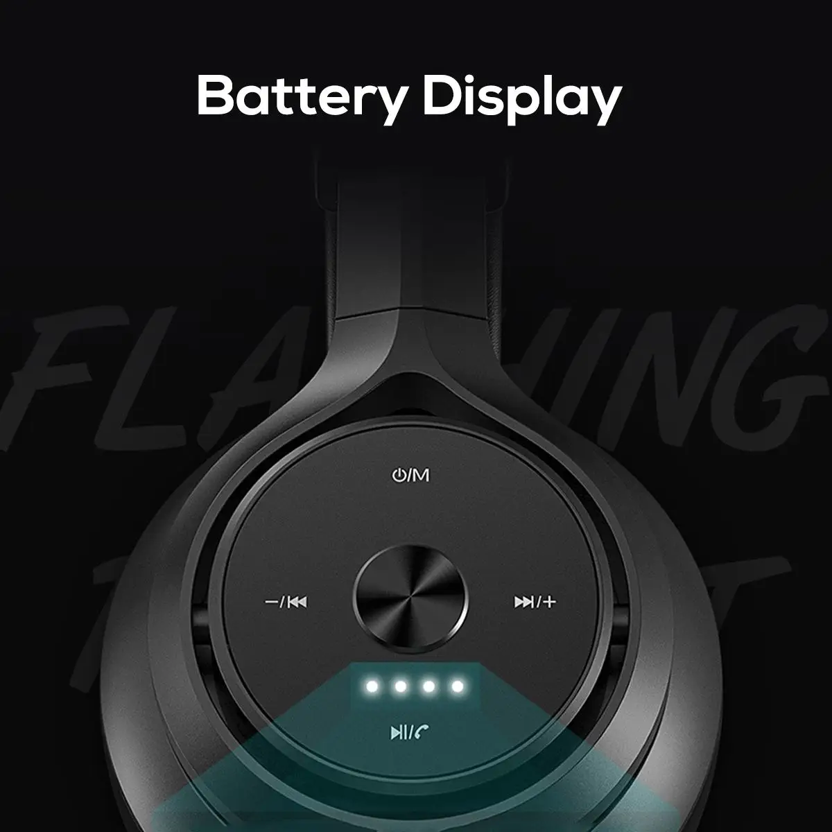 Беспроводные bluetooth наушники EQ режим Hands-free Bass стерео Hi-Fi гарнитура светодиодный складной Накладные наушники с микрофоном для iPhone