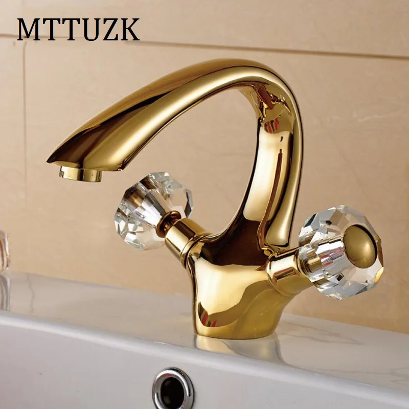 MTTUZK Европейский роскошный длинный круглый золотой Латунный монтируемый на