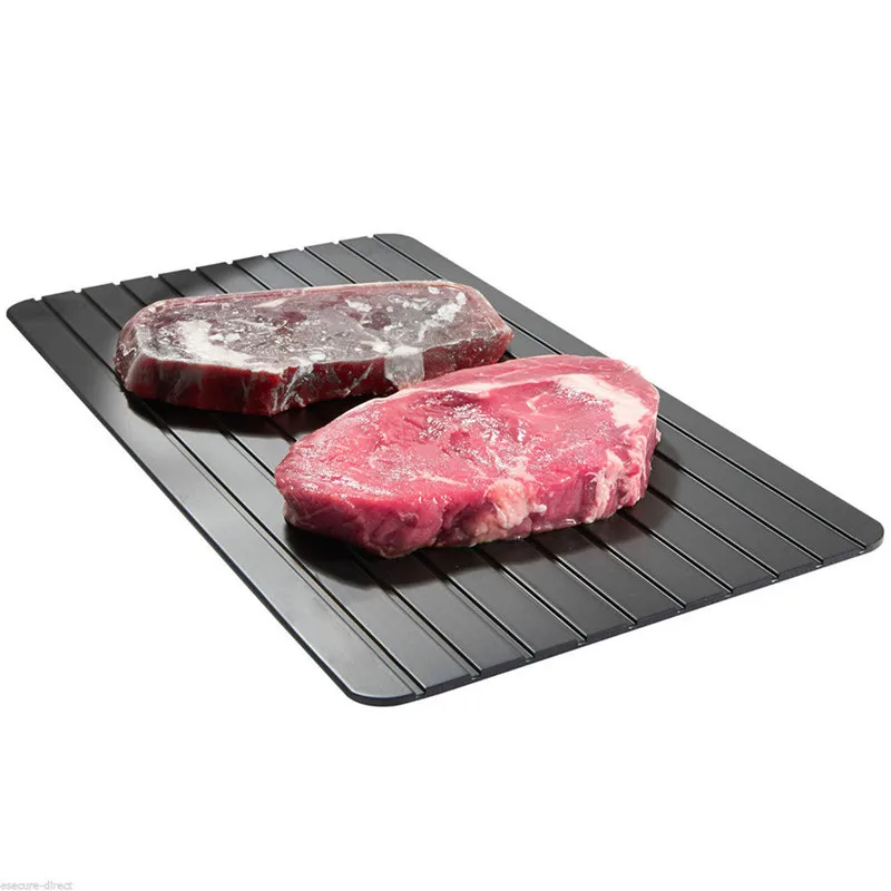 

Kitchen Meat Plate BBQ Tool Fast Defrosting Plate Tray Defrost Meat or Frozen Food Plate Quickly Without Electricity Microwave